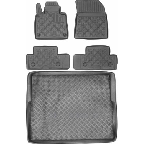 Set di tappetini per auto e tappetino per bagagliaio per Citroen C4 Picasso II Minivan dal 2013 al 2019. (1/5)