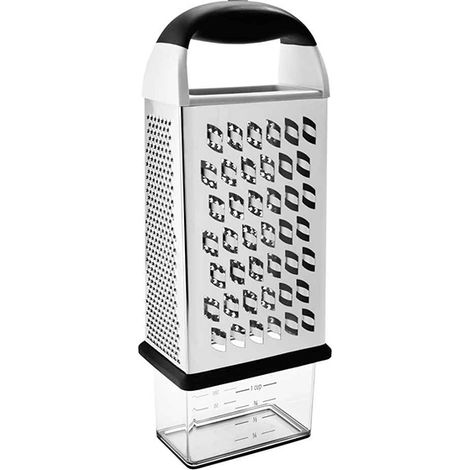 Rallador de cuatro caras con recipiente para rallador BOX - Good Grips / OXO