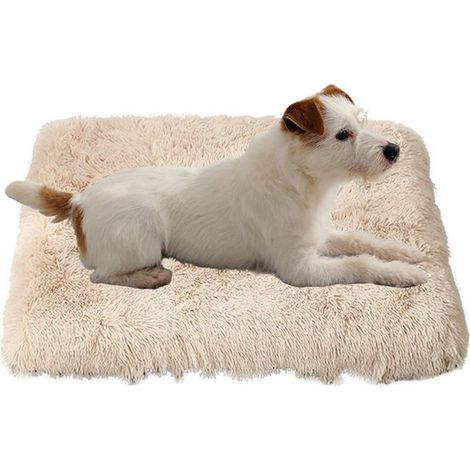Tapis orthopédique pour chien avec housse amovible et lavable. Apaisant - anti-anxiété et antidérapant doux - chaud et moelleux convient aux canapés (1/5)