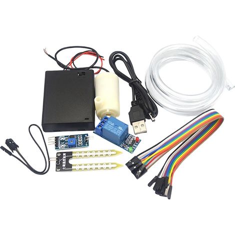Kit de module d'irrigation automatique à monter soi-même, module d'arrosage automatique, détection de l'humidité du sol, pompage automatique de l'eau (1/5)