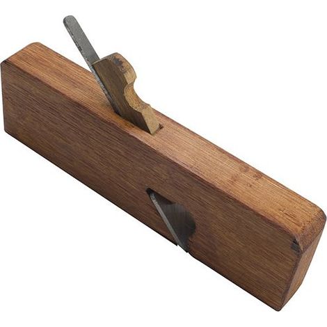 Holzhobel, Flachhobel, Heimwerkerwerkzeug für die Holzbearbeitung, zum Schneiden und Polieren von Holzoberflächen (1/5)
