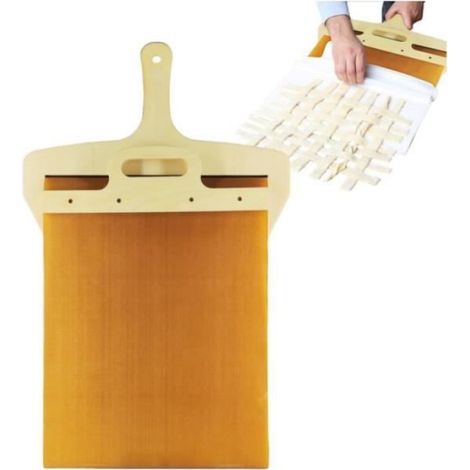 Pelle à pizza coulissante Spatule à pizza professionnelle en aluminium antiadhésive Spatule coulissante pour four à pizza avec trou (1/4)