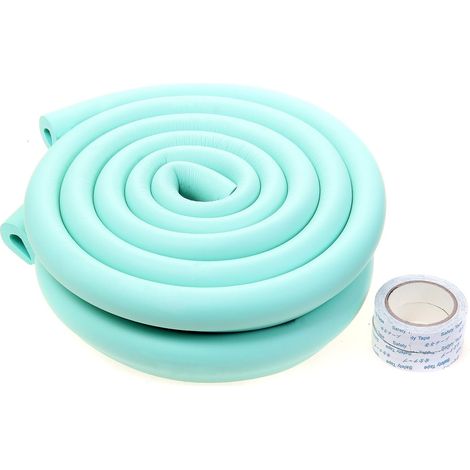 2 Rouleaux Protections de rebords, Forme U, Mousse NBR 8mm, Anti-choc pour Bébé, Table en verre