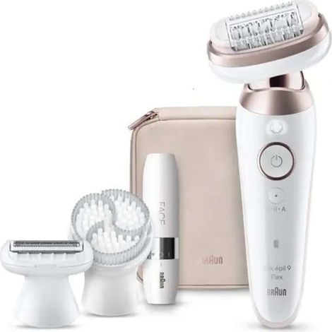 Braun - Epilatore SES9-360 Silk épil 9 Flex 3D, bianco 7500435225274 (1/2)