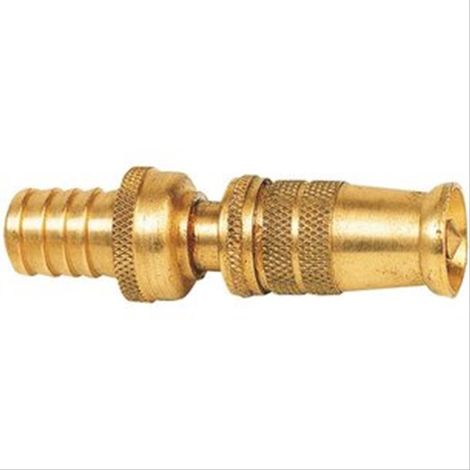Lance d'arrosage en laiton striée Diam18mm non démontable