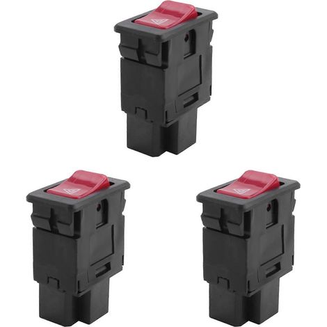 Interrupteur de feux de détresse d'urgence pour voiture Nissan 25290-01G00 (3 pièces) (1/5)