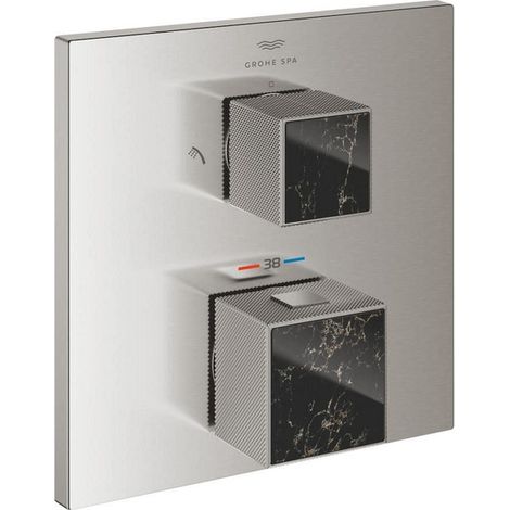 THM-Bain de douche. Tout. Brillant. PC 24430 FMS Poignée VN-Caesarstone super acier (1/4)