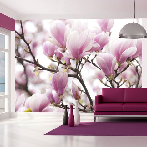 Fotomurale - Rami di magnolia in fiore - 350x270 (1/4)