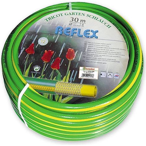 Gartenschlauch Grün 1/2 Zoll 5-lagig verstärkt und Algenresistent "Reflex" (1/3)