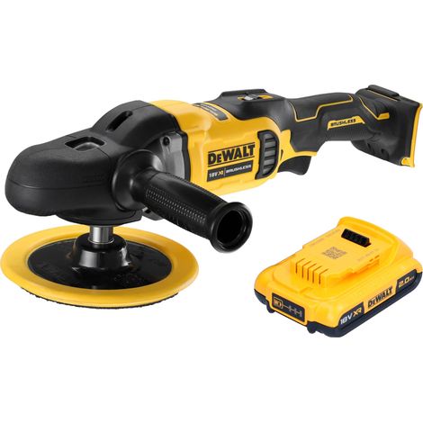 DeWalt DCM 849 N Polisseuse excentrique sans fil 18 V 180 mm Brushless + 1x batterie 2,0 Ah - sans chargeur (1/4)