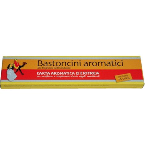 INCENSO 16 BASTONCINI AROMATICI CARTA D'ERITREA