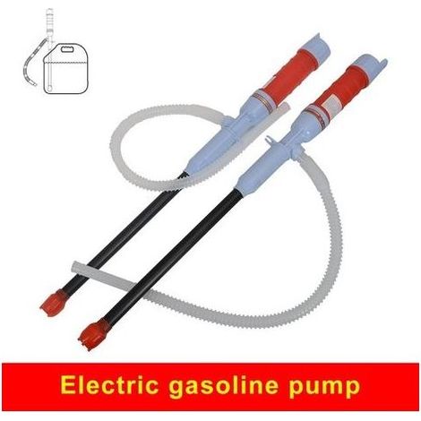 2Pcs Pompe à Eau portative à Piles, Pompe Diesel, Pompe de Transfert électrique, Pompe à Siphon de Carburant, Pompe à Huile, Pompe à Essence, Pompe d'aspiration d'eau (Rouge) (1/5)