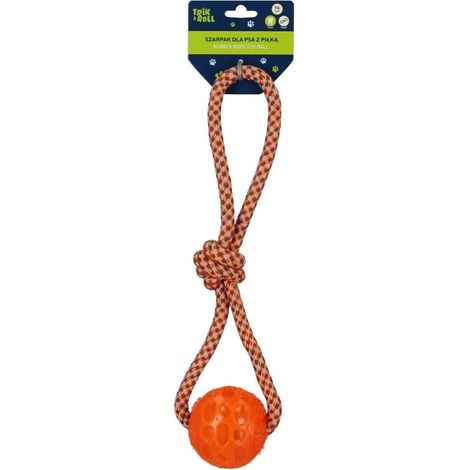 Pelota de juguete para perros, color naranja, 36 cm, 2280 (1/4)