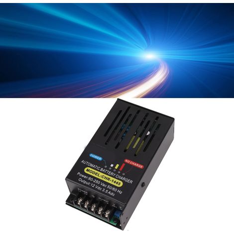Chargeur de maintien de charge automatique CHR-1445 pour batteries de groupes électrogènes diesel 80-250 V avec chargeur de maintien de charge secteur 12 V CA (1/5)