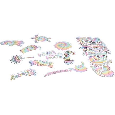 50 autocollants voiture graffiti multicolores décoratifs universels pour bricolage skateboard ordinateur bagage (1/5)