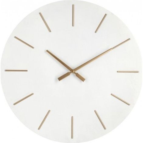 Wanduhr Timeline weiß Ø60 cm