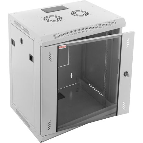 RackMatic - Rack serveur 19" 12U 600x450x639mm armoire murale blanc SOHORack RackMatic (1/5)