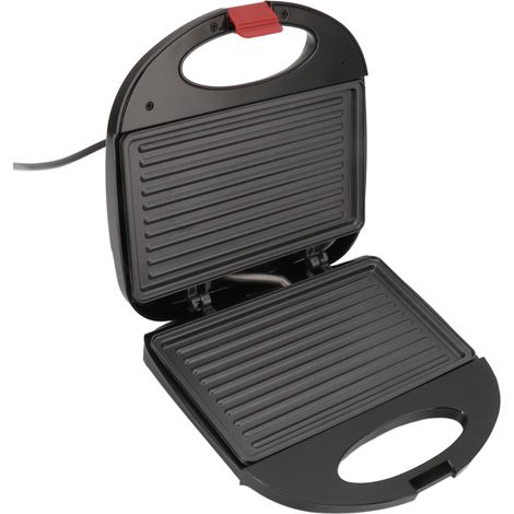 Appareil à panini 750 W, grill antiadhésif, double face, pour paninis et sandwichs, prise américaine 110 V. (1/5)