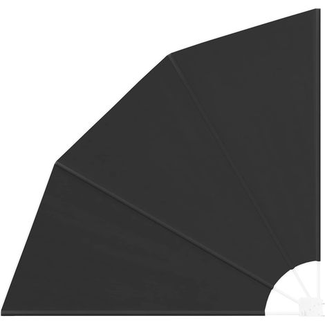 Maison Exclusive - Balkon Sichtschutz 140 x 140 cm Polyester Schw (1/5)