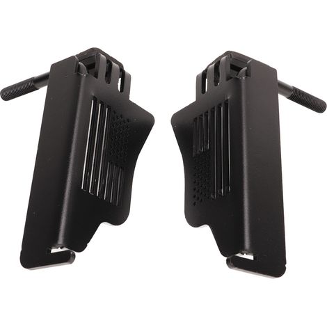 Paire de repose-pieds latéraux en métal, charnières de porte avant gauche/droite, remplacement pour Wrangler JK 2 portes et JKU 4 portes 2007-2018, accessoires robustes. (1/5)