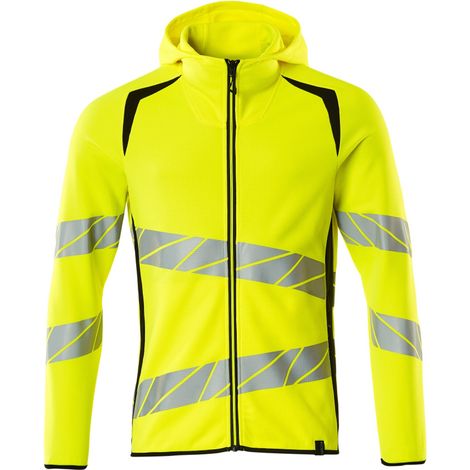 Mascot Kapuzensweatshirt 19284-781-1709 Gr. XS hi-vis gelb/schwarz (1/4)