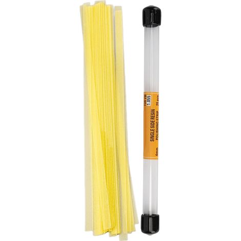 25 bandes de polissage dents, 2 zones abrasives, plastique flexible, pour espace interdentaire, usage dentaire (1/5)
