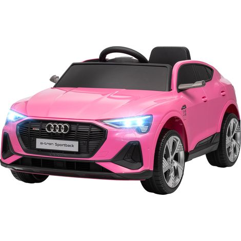 Coche eléctrico infantil jardín 108 x 60 x 47 cm mando a distancia velocidades ajustables puertas abatibles diseño de metal rosa 210000490 (1/5)