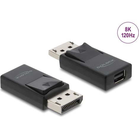 Delock Adaptador DisplayPort a Mini DisplayPort 8K con HDR y compatibilidad con HDCP â bidireccional