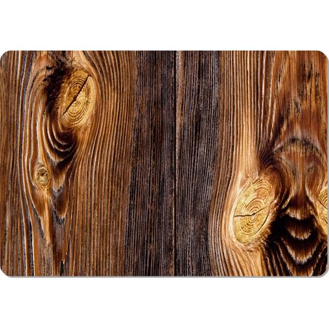 Alfombrilla de escritorio de 50×70 cm, diseño de madera - fieltro ecológico, impresión HD, protección para la superficie de la mesa, para oficina y habitación - Bertoni (1/5)
