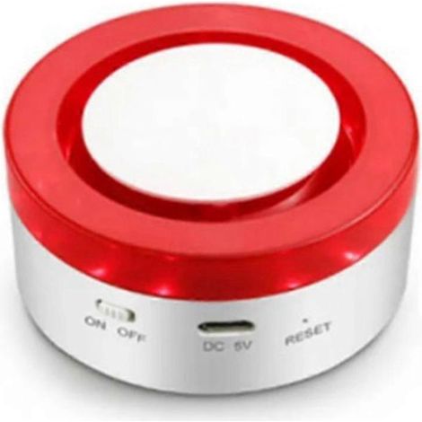 Tuya Smart-Sirenenalarm mit Blitzlicht und 100 dB lautem Ton zur Abschreckung von Dieben (kompatibel mit Alexa) (1/5)