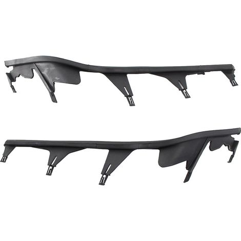 Paire de bandes de garniture de phare supérieur gauche et droite pour BMW Série 3 E46 98-01 (4 portes) (1/5)
