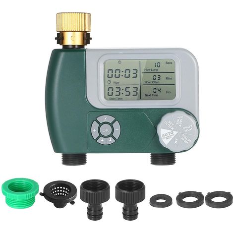 Minuteur numérique programmable pour robinet d'arrosage, système d'irrigation extérieur automatique à piles