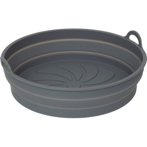 Cestello in silicone airfryer essentiels 21x22x6,5 cm grigio - 5five (1/3)