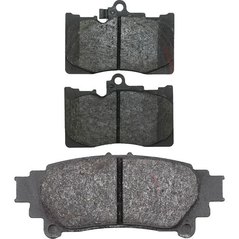 KIT PASTIGLIE FRENO ANTERIORI E POSTERIORI compatibile con LEXUS LX (UZJ100) / PASTIGLIE FRENANTI AUTO OEM FDB1456,FDB1457 / SOSTITUZIONE DIRETTA / BASSA POLVERE / SILENZIOSO