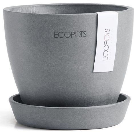 Ecopots Antwerp Untersetzer für Blumentopf - L 11,5 cm x H 10,1 cm - Innen- und Außenbereich