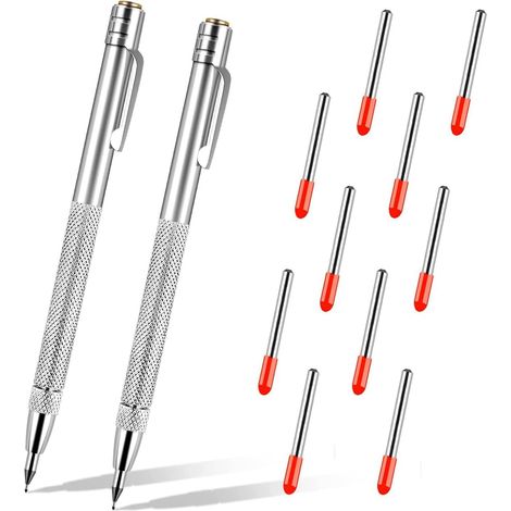 de 2 stylos métalliques avec 10 pointes de rechange pour le (1/5)