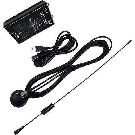 Récepteur radio HF UV bande complète 100 kHz-1,7 GHz RTL-SDR USB avec tuner RTL2832U et récepteur RTL SDR R820T2 (1/5)