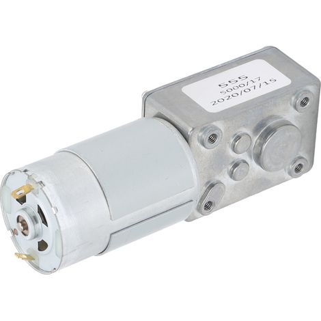 Turbinen-Schneckengetriebemotor, Gleichstrom, hohes Drehmoment, niedrige Drehzahl, Steuerung, Mikro-2-Wege-Gleichstrom, 12 V, XD40WB-555YSF, 500 U/min (1/5)