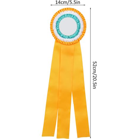 Médaille de Récompense avec Ruban Jaune pour Concours et Trophées
