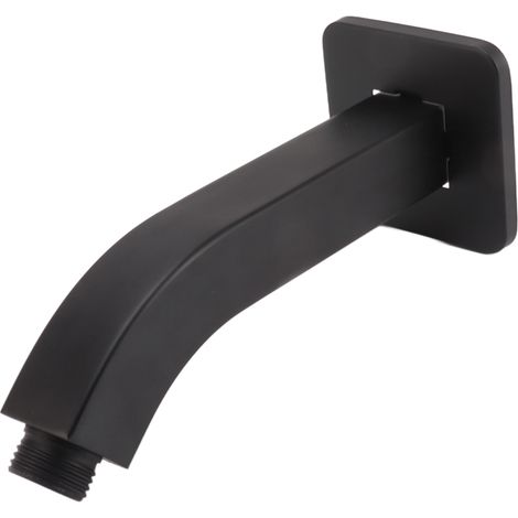 Rallonge de bras de douche en laiton, rallonge de pommeau de douche, décoration intérieure NPT pour salle de bain, noir (1/5)