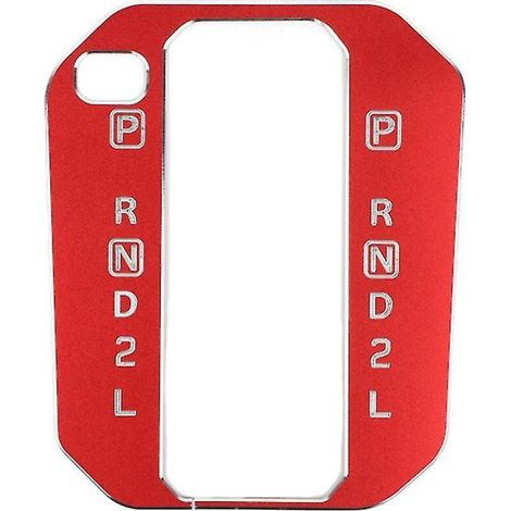 Autocollants de garniture et de cadre de panneau de changement de vitesse pour Jimny 2019 2020 2021 2022, accessoires, rouge-- (1/5)