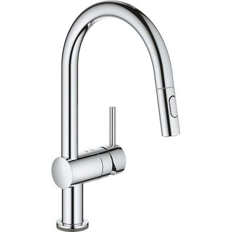 Grohe Spültischarmatur Flair Touch verchromt, mit Handbrause Spültischarmaturen Normaldruck (1/3)