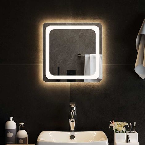 Miroir de salle de bain LED 40x40 cm (1/5)
