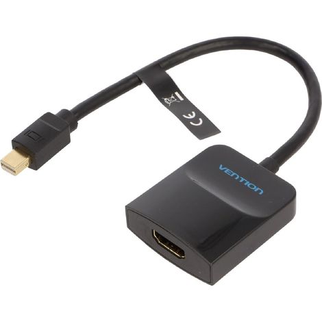 Cable HDMI femelle mini DisplayPort male 0.15m noir
