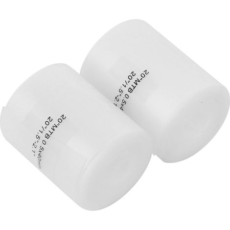 Lot de 2 protections anti-crevaison blanches en polyuréthane pour pneus de vélo 20 pouces, compatibles VTT et vélo de route. (1/5)