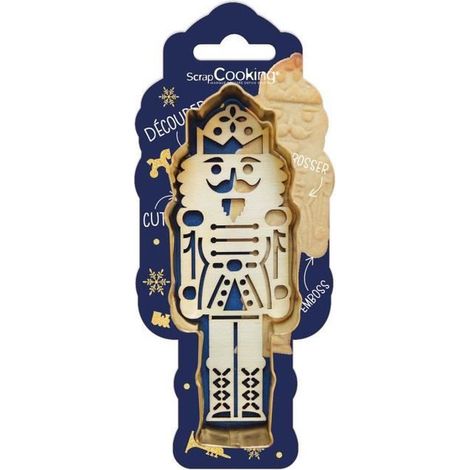 Découpoir et embosseur bois Casse Noisette - ScrapCooking (1/3)