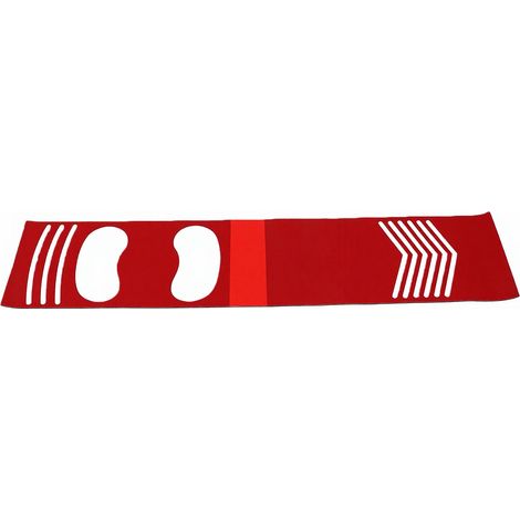 Tapis de frappeur d'entraînement antidérapant, absorbant les chocs, entraîneur de baseball en PU, aide au lancement avec guide d'empreinte, pratique de frappe de softball, Sports d'intérieur et d'exté (1/5)
