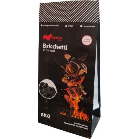 Bricchetti di carbone a sfera squirrel 5 kg