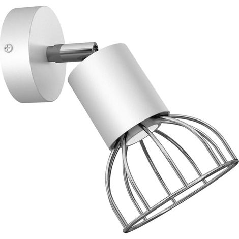 Applique murale 1x40W GU10 Dante métal blanc/chrome Milagro (1/4)
