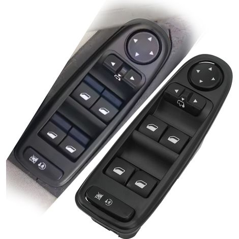 6554.YH is applicable to the window regulator control switch of Citroën C4 cars manufactured between 2006 and 2013. (1/4)